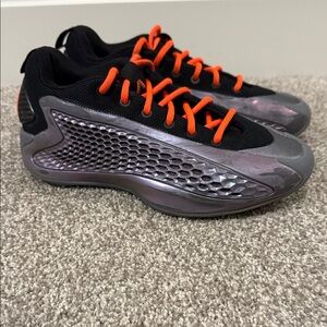 Adidas Anthony Edward’s Basketball or Sneakers Kids Sneakers Black and Orange